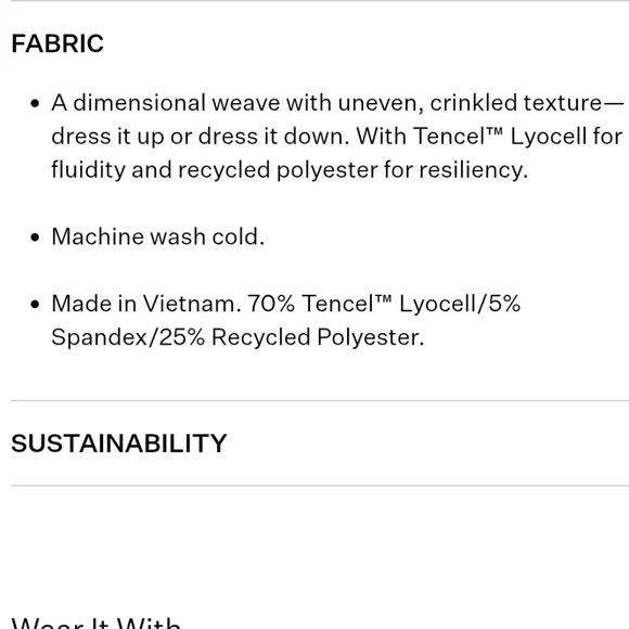 ✨ Eileen Fisher Woven Plissé Wide-Leg Pants. New! Size Medium. - Picture 9 of 15